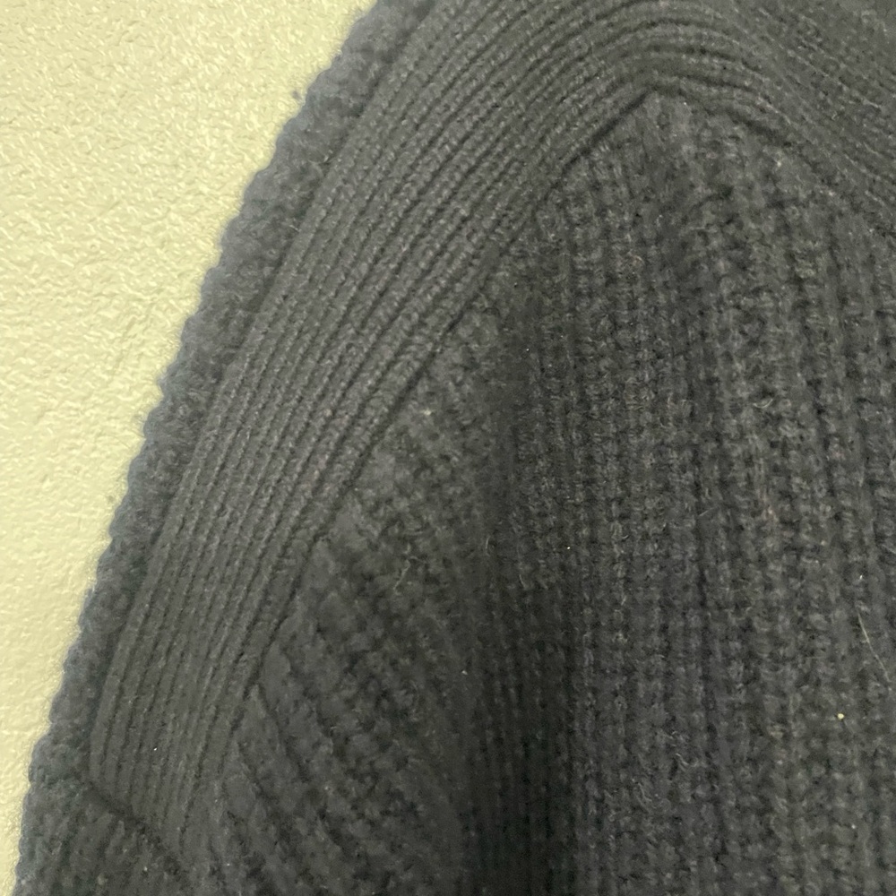 Madewell Midnight Blue Women’s Ribbed Knit Sweater – XL - Picture 9 of 9